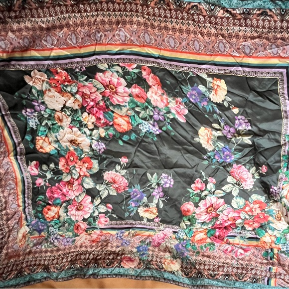 Johnny Was silk scarf - Picture 10 of 14